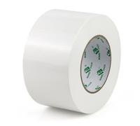 BOMEI PACK Cinta americana blanca profesional, 75 mm x 50 m, cinta impermeable de tela para reparaciones, manualidades, uso en interiores y exteriores - 1 Rollo