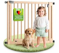 BOMI Miko 63-161 - Rejilla de protección para puertas (estrecha, sin taladrar, parada de 90°, de madera)