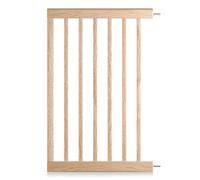 Bomi Miko - Extensiones de rejilla de protección | Ancho: 50 cm | Módulo de solapa de madera de haya, a la izquierda o a la derecha conectada a la rejilla de sujeción, montaje rápido y fácil