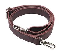 BOMKEE Correa de Cuero para el Hombro Reemplazo Universal de 61 Pulgadas Ajustable para el Bolso Bandolera maletín Bolso Mensajero Monedero Cartera Bolso Bandolera Correas (Marrón)