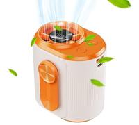 BommFu Abanico De Cintura | Ventilador De Cuello Silencioso Y Refrescante,Potente Flujo De Aire, Ajustable En Múltiples Niveles, Recargable USB Para Gimnasio Exterior Tiempo Caluroso