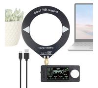 BommFu Amplificador Audio para Hogar,Receptor De Radio FM - con Antena Pantalla IPS De 23cm Batería De 800mA Pantalla HD LSB Reproductor USB para Configuración DJ Camión Garaje Casa Lugar De Trabajo
