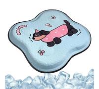 BommFu Cojín de cojín de gel de dibujos animados para montar | cojín de cojín de perro cereza para niños | lindo cojín de asiento de coche de dibujos animados para niños, silla de oficina, silla de