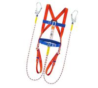 BommFu Correa de captura para protección contra caídas - Correa de trabajo de cuerpo completo para hombres - con correa de conexión amortiguadora, cierre rápido ergonómico, accesorios de trabajo para