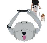 BommFu Dulce para cachorros | 200 mililitros a prueba de fugas en forma de perro | riñonera para aperitivos | para viajes, senderismo, paseos diarios, cuidado y