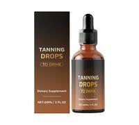 BommFu Gotas de bronceado para beber | Sunless Tanning Drops | Aceite bronceador Gotas Autobronceadoras | Gotas bronceadoras para aumentar naturalmente la melanina