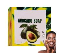 BommFu Jabón de bálsamo limpiador de aguacate | Baño de aguacate nutritivo | Jabón de aguacate hecho a mano | Jabón orgánico natural de limpieza profunda - Limpieza profunda para todos los tipos de