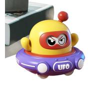 BommFu Juguete De Retroceso,OVNI Espacial de Dibujos Animados con Retroceso - Juegos Exteriores E Interiores para Patio Jardín Habitación Infantil Y Parque