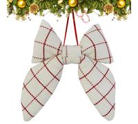 BommFu Lazos de Navidad para la decoración de coronas - decoración navideña, de lazos, para fiesta, Navidad, árbol, casa, puerta, guirnalda de papel de regalo