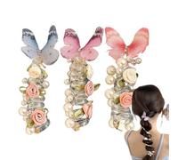 BommFu Lazos Para El Pelo De Cordón De Teléfono - Coletas Arcoíris - Horquillas Para Cola De Caballo Para Niñas Adolescentes Uso Diario Deportes Escuela