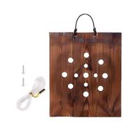 BommFu Macetero de Madera para Pared | Panel de Pared para Cuerno de Alce de Interior | Portahelechos Rústico para Cocina, Salón, Recibidor, Entrada, Porche, Patio, Dormitorio