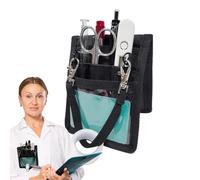 BommFu Organizador De Bolsillos Para Enfermería | Bolso Organizador De Cinturón Para Profesionales - Cinturón Portaobjetos Multifunción para Estetoscopio Bolígrafos Tijeras y Vendas
