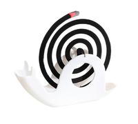 BommFu Porta Incienso de Caracol - Estante Quemador De Incienso Caracol con Recolector De Cenizas,Decoración de Mesa con diseño Animal para hogar Oficina Dormitorio salón Exteriores