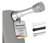 Bomoe Barra Cortina de Ducha Extensible Telescópica sin Taladrar Aluminio
