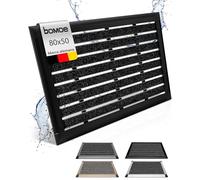 bomoe Felpudo de Aluminio para Puerta Principal Exteriores con Goma