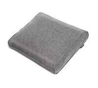 bomoe Lounge Cojines Jardin Exterior 50x40 cm - Funda de Almohada Lavable & Protección UV - Cómodo Cojín Respaldo 8 cm Grosor - Acolchado Salón Ratán Muebles Jardin Gris Claro - ilano