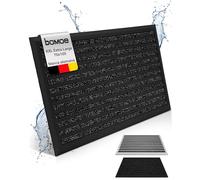 bomoe XXL Felpudo de Aluminio 70x100 cm Extra Grande - Antideslizante Oxidado Resistente a la Intemperie Felpudo Entrada Ancha - Exterior & Interior Antracita - AluGant