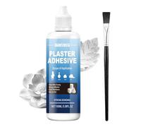 BOMVMVE Adhesivo de Yeso y Pegamento Ceramica,Pegamento Fuerte Transparente | para Reparar y Unir Cerámica, Yeso, Porcelana y Arcilla | Secado Rápido e Invisible, 100 ml