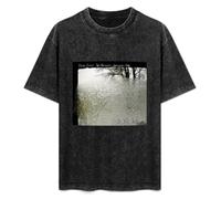 Bon Iver for Emma Forever ago Album Cover T-Shirt Black Mens tee Unisex Shirt S