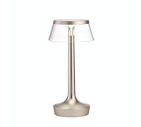 Bon Jour Unplugged Lámpara de Mesa Cuerpo de Bronce mate/Pantalla Transparente