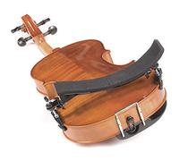Bonmusica Correa de Metal para Violín, Shoulder Rest 4/4, Talla Única, Marrón