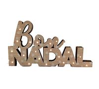 Bon Nadal Madera con luz led