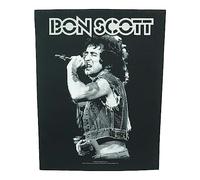 Bon Scott Bon Scott Unisex Parche negro-blanco 95% Algodón, 5% Poliéster