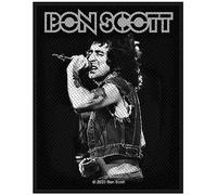 Bon Scott Unisex Parche negro-blanco 100% poliéster