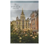 Bon Voyage Ukraine: A beautiful 6x9 squared notebook inspired by the charm of Ukraine - perfect for notes, sketches, or travel memories.