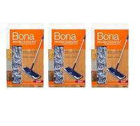 Bona Almohadilla de Microfibra para Quitar el Polvo (Almohadilla Blanca), código de Producto: CA101021-3 Paquete de Almohadillas