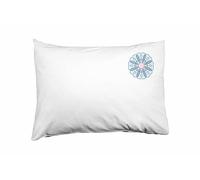 Bona Basics Funda de Almohada Decorativa, poliéster, Blanco 1, 35 x 50 cm
