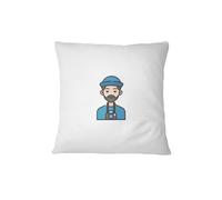 Bona Basics Funda de Almohada Decorativa, poliéster, Blanco 1, 60 x 60 cm