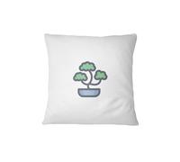 Bona Basics, Funda de cojín Decorativa, decoración del hogar, para sofá, cafetería, Tamaño: 60x60 cm, Color: Blanco