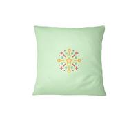 Bona Basics, Funda de cojín Decorativa, decoración del hogar, para sofá, cafetería, Tamaño: 60x60 cm, Color: Verde Claro