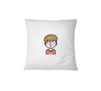 Bona Basics, Funda de cojín Decorativa, decoración del hogar, para sofá, cafetería, Tamaño: 60x60 cm, Color: Blanco
