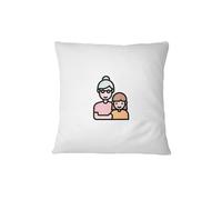 Bona Basics, Funda de cojín Decorativa, decoración del hogar, para sofá, cafetería, Tamaño: 60x60 cm, Color: Blanco
