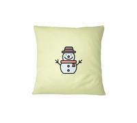 Bona Basics, Funda de cojín Decorativa, Funda de cojín Decorativa, decoración del hogar, para sofá, cafetería, Tamaño: 60x60 cm, Color: Amarillo Claro
