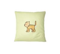 Bona Basics, Funda de cojín Decorativa, Funda de cojín Decorativa, decoración del hogar, para sofá, cafetería, Tamaño: 60x60 cm, Color: Amarillo Claro