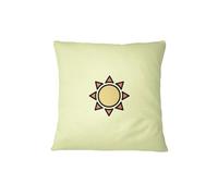 Bona Basics, Funda de cojín Decorativa, Funda de cojín Decorativa, decoración del hogar, para sofá, cafetería, Tamaño: 60x60 cm, Color: Amarillo Claro