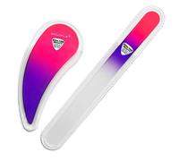 Bona Fide Beauty Kit de Manicura - Set de Manicura Agarre Cómodo Ergonómico - Lima de Vidrio en Forma de Gota para un Limado Suave y Eficaz - Lima de Uñas de Vidrio Checo