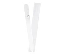 Bona Fide Beauty Lima de uñas de cristal checa (color transparente) - Lima de uñas de cristal para uñas naturales con funda rígida protectora transparente, regalos para mujeres