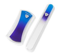 Bona Fide Beauty Manicure Kit - Juego de manicura ergonómico Comfort Grip - Lima de vidrio para un limado suave y eficiente - Lima de uñas de vidrio checo