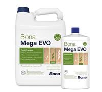 Bona Mega Evo Barniz de madera satinada, metal, plástico, cerámica, vidrio, resina, papel, cuero, 5 l