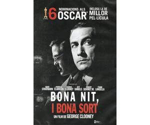 Bona Nit, I Bona Sort DVD, Película con 6 Nominaciones al Oscar, Drama Dirigido por George Clooney, Formato Slim