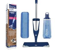 BONA Spray Mop Premium para Suelos de Madera, Paño de Limpieza Compuesto de: 93% poliéster, 7% Poliamida, Turquesa, 61.0