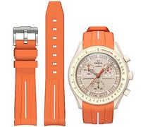 BONACE Correa para Omega x Swatch MoonSwatch/Rolex Watch/SEIKO Watch de 20 mm,Correa de repuesto de silicona para reloj Omega X Swatch Moonswatch Speedmaster sin espacio