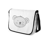 Bonamaison Bolsa de Mensajero con Estampado Digital con Correa Negra para Estudiantes, Bolsa de Cuerpo Cruzado, Bolsa de mensajería, Bolsa de Hombro para niños, niñas, niños, tamaño: 29 x 36 cm