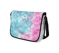 Bonamaison Bolsa de Mensajero con Estampado Digital con Correa Negra para Estudiantes, Bolsa de Cuerpo Cruzado, Bolsa de mensajería, Bolsa de Hombro para niños, niñas, niños, tamaño: 29 x 36 cm