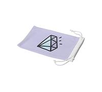 Bonamaison Bolsa para gafas con impresión digital, bolsa para gafas de sol, 100% algodón, suave y delgada, 1 pieza, 11 x 19 cm, multicolor, 11 x 19 cm, Bolsa de gafas impresa digitalmente con cierre
