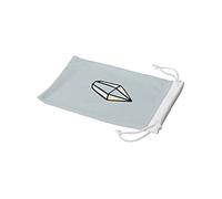 Bonamaison Bolsa para Gafas de Sol con impresión Digital, 100% algodón, Suave y Delgada, Funda Protectora para Gafas con Cierre de cordón, 1 Pieza, 11 x 19 cm